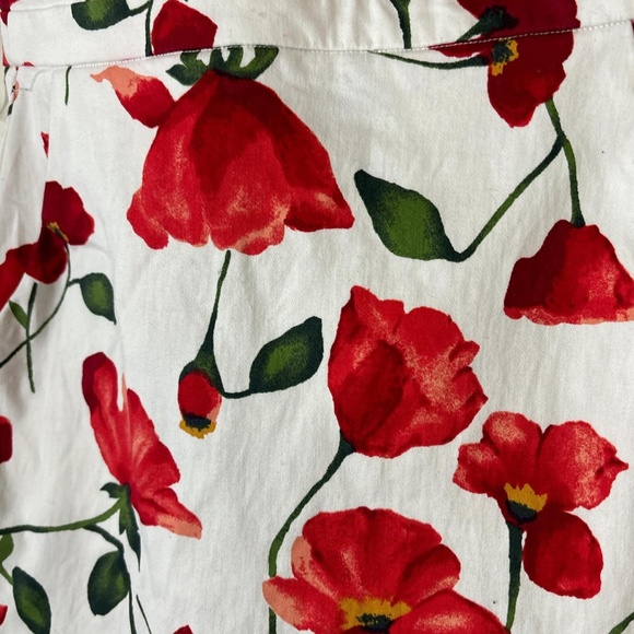 GB White and Red Floral Dress - Picture 2 of 3